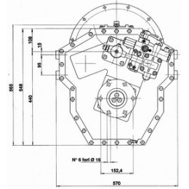 Реверс-редуктор TM 200B R=4.48