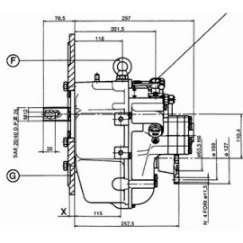 Реверс-редуктор TM 93A R=2.4