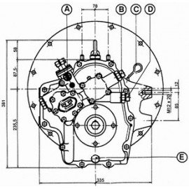 Реверс-редуктор TM 93A R=1.51