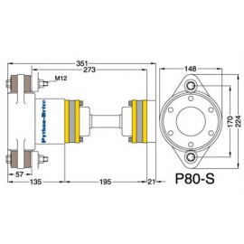 Упорный подшипник PYTHON-DRIVE P80-S